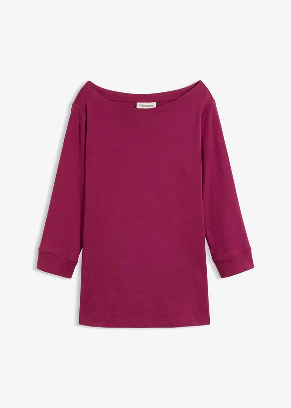 T-shirt manches longues 100% coton, bonprix