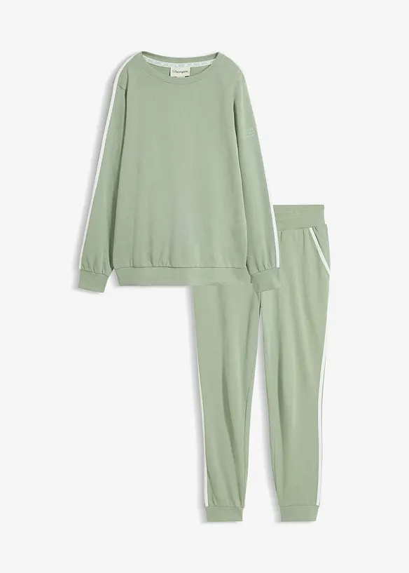 Jogginganzug aus reiner Baumwolle (2-tlg.Set), bonprix
