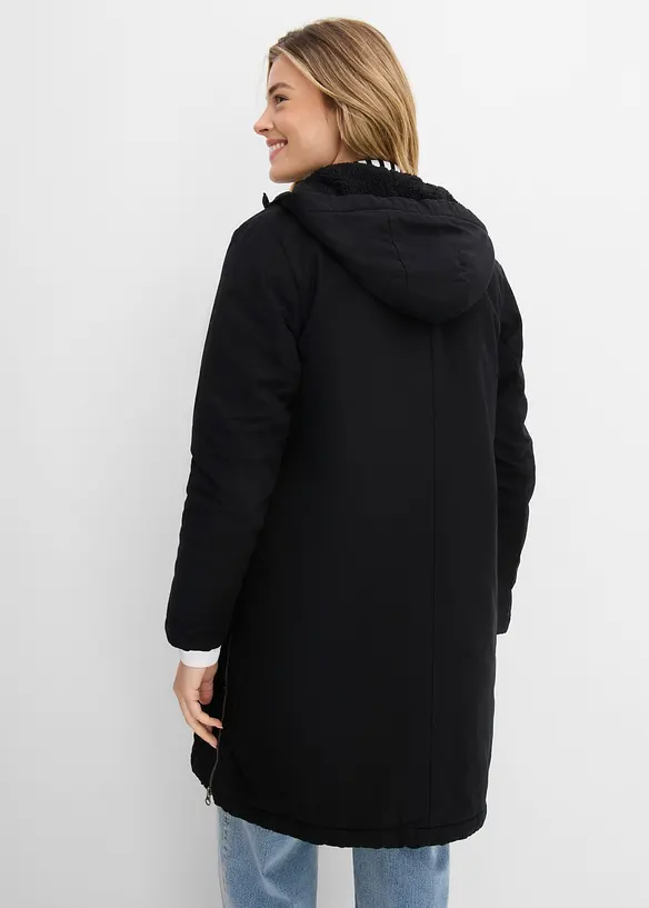 Parka d&rsquo;hiver rembourr&eacute;e &agrave; capuche doubl&eacute;e sherpa, bonprix