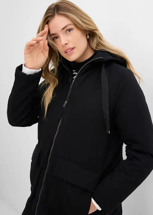 Parka d&rsquo;hiver rembourr&eacute;e &agrave; capuche doubl&eacute;e sherpa, bonprix