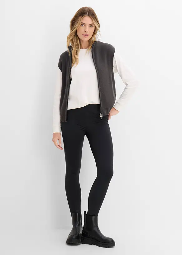 Legging chaud &agrave; taille &eacute;lastiqu&eacute;e, bonprix