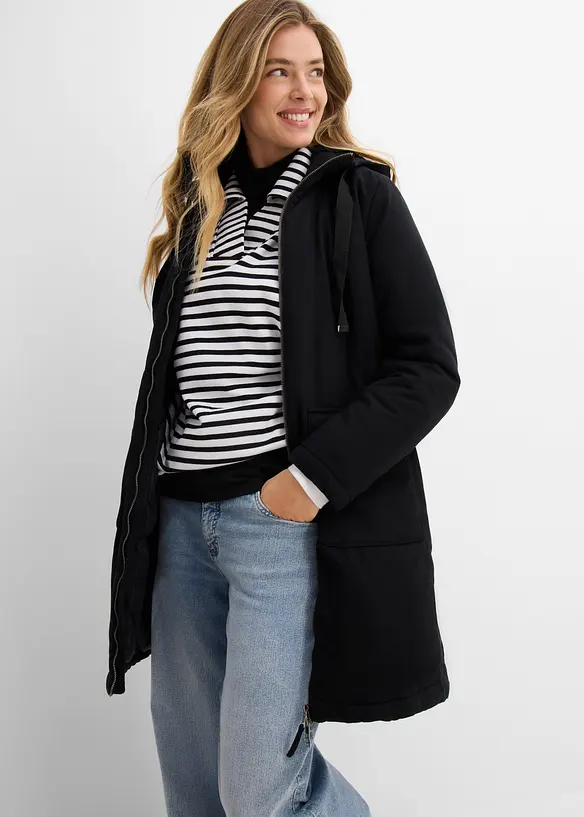 Parka d&rsquo;hiver rembourr&eacute;e &agrave; capuche doubl&eacute;e sherpa, bonprix