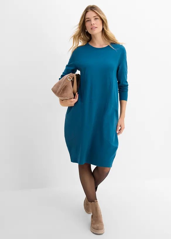 Robe en jersey, coupe ovo&iuml;de, bonprix
