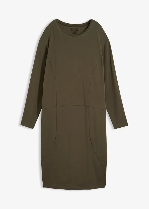 Robe en jersey, coupe ovo&iuml;de, bonprix