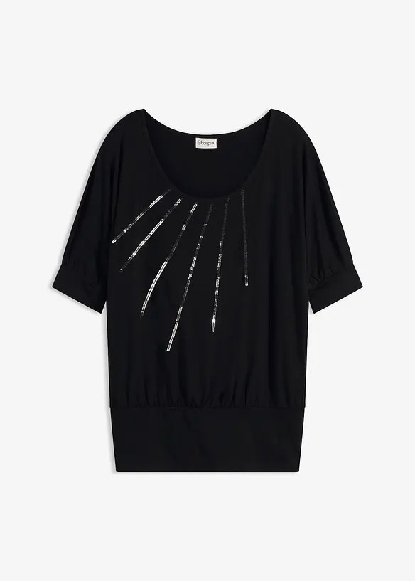 T-shirt fluide en viscose extensible, bonprix