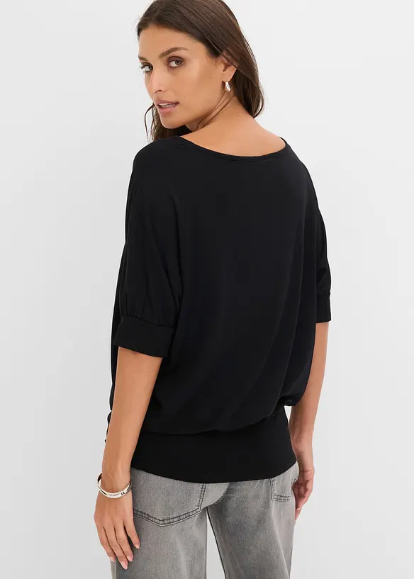 T-shirt fluide en viscose extensible, bonprix