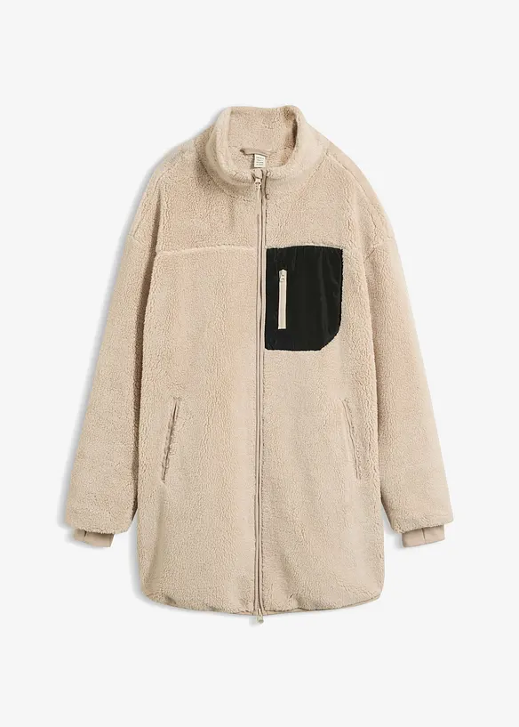 Veste en polaire peluche, bonprix