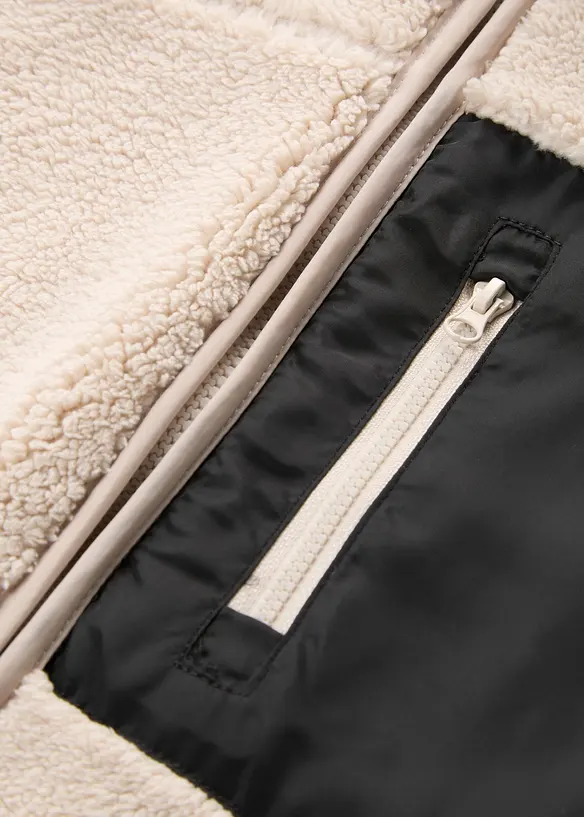 Veste en polaire peluche, bonprix