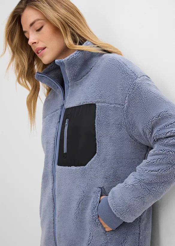 Veste en polaire peluche, bonprix