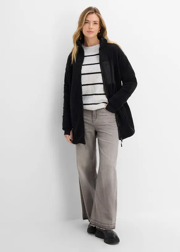 Veste en polaire peluche, bonprix