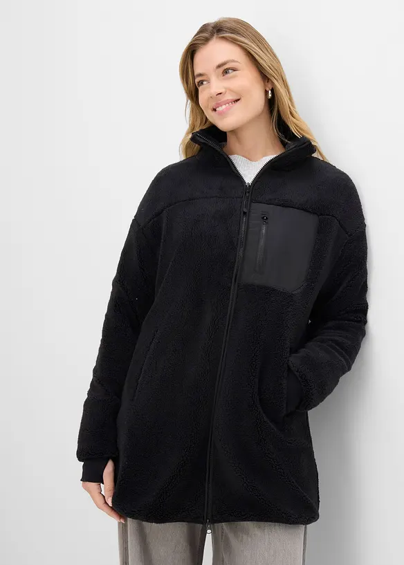 Veste en polaire peluche, bonprix