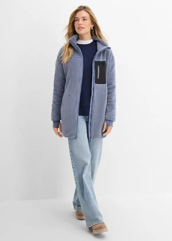 Veste en polaire peluche, bonprix