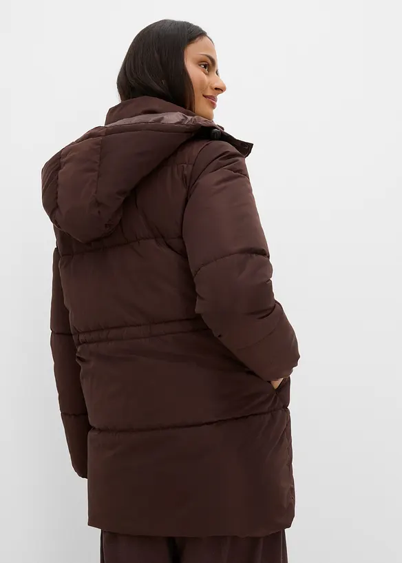 Doudoune mi-longue &agrave; capuche amovible, bonprix