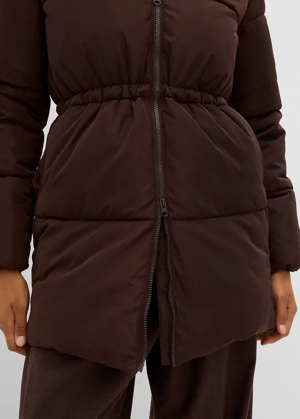 Doudoune mi-longue &agrave; capuche amovible, bonprix