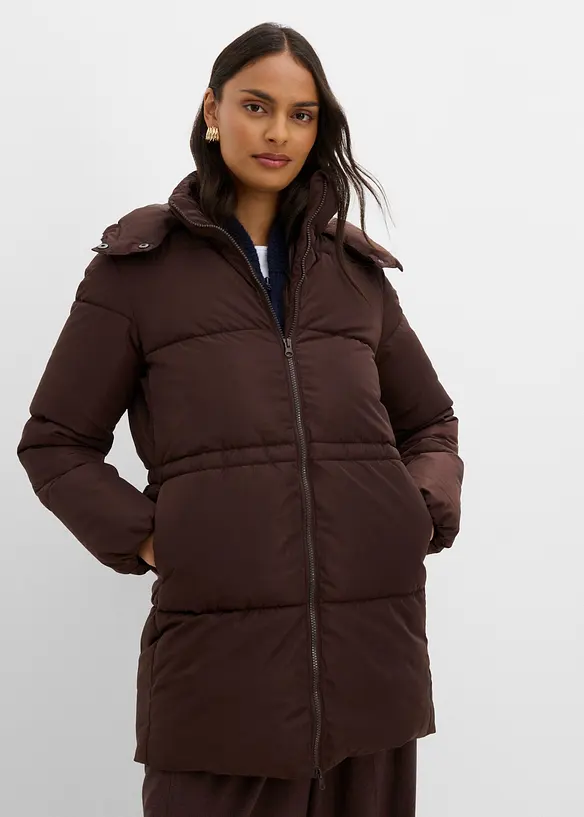 Doudoune mi-longue &agrave; capuche amovible, bonprix