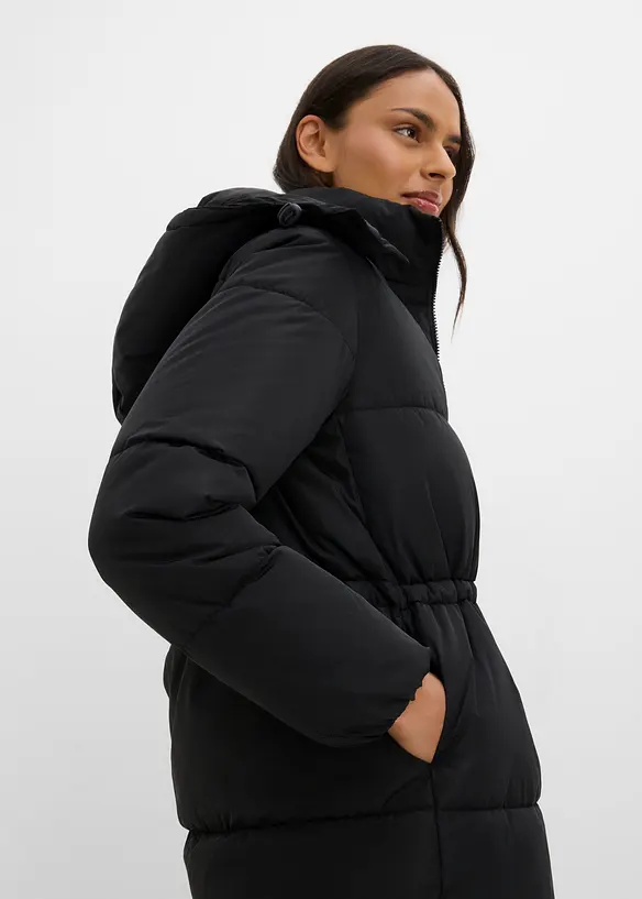 Doudoune mi-longue &agrave; capuche amovible, bonprix