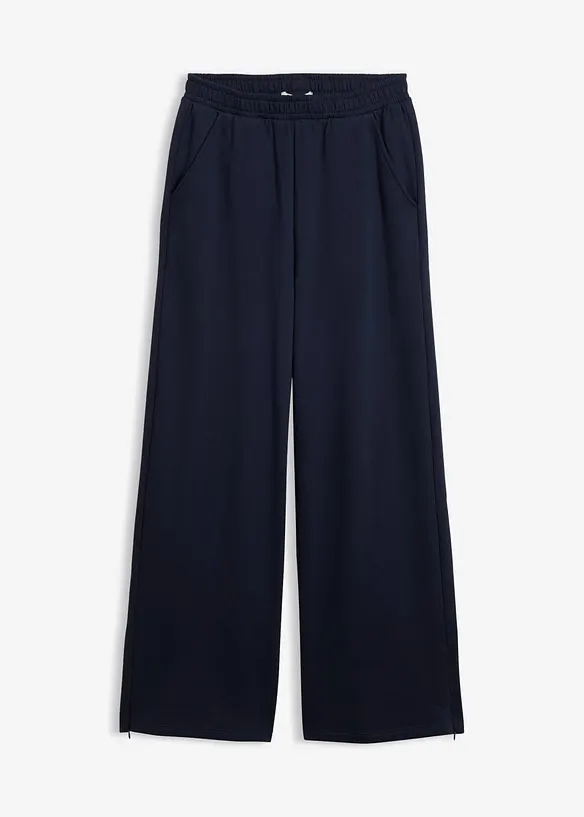 Pantalon sweat en coton m&eacute;lang&eacute;, bonprix
