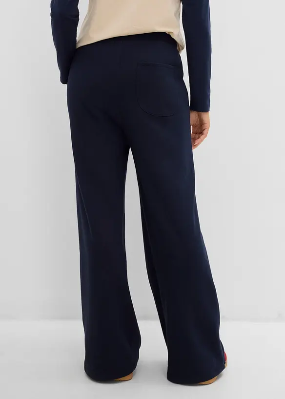 Pantalon sweat en coton m&eacute;lang&eacute;, bonprix