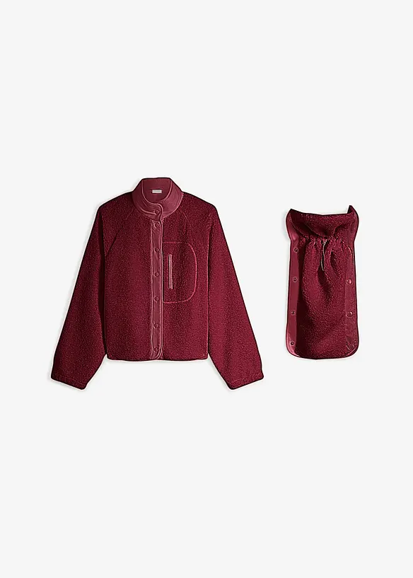 Veste de grossesse et de portage en sherpa, bonprix
