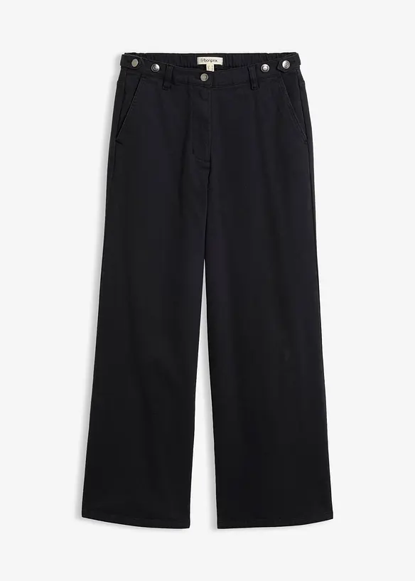 Pantalon en twill de coton extensible, bonprix