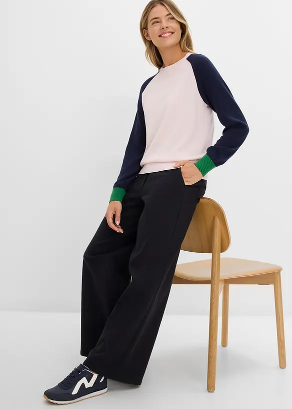 Pantalon en twill de coton extensible, bonprix