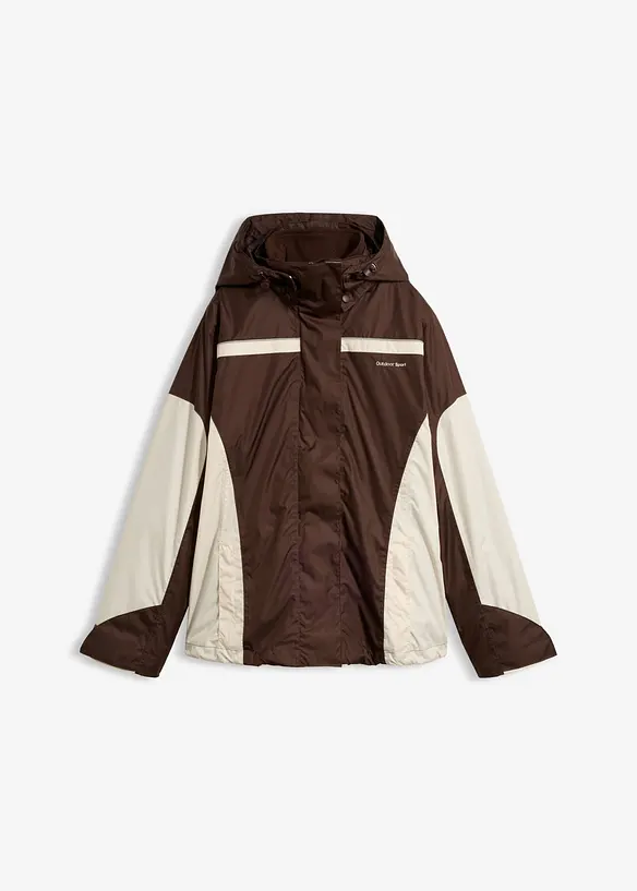 wasserdichte 3 in 1 Funktionsjacke, bonprix