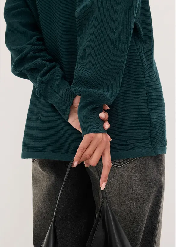 Pull oversize &agrave; manches chauve-souris, bonprix