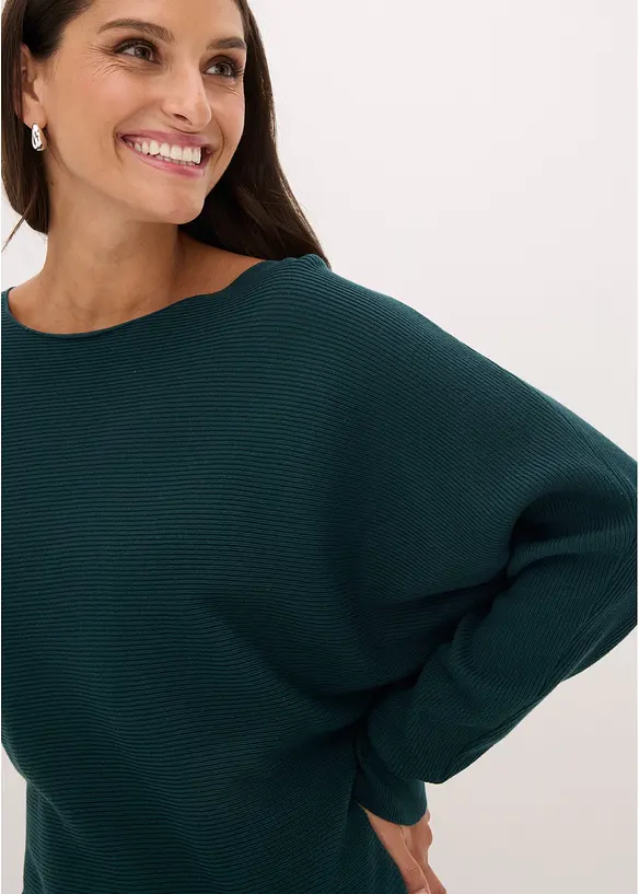 Pull oversize &agrave; manches chauve-souris, bonprix