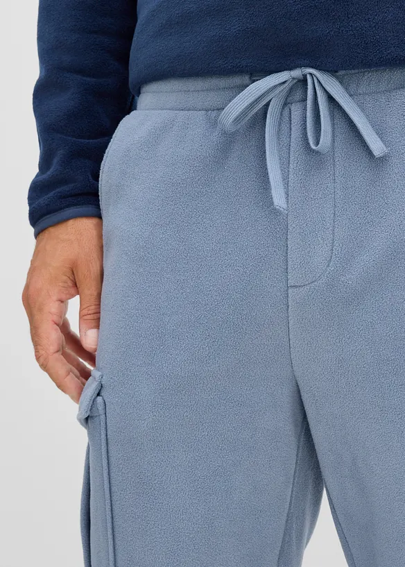 Pantalon cargo en polaire, regular, bonprix