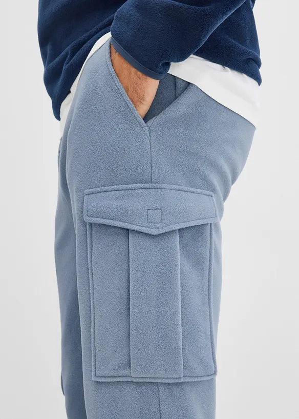 Pantalon cargo en polaire, regular, bonprix