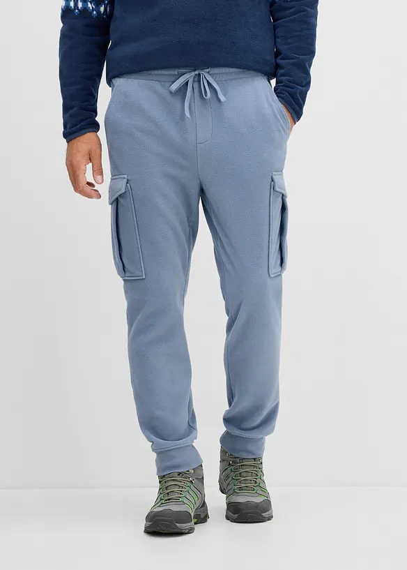 Pantalon cargo en polaire, regular, bonprix