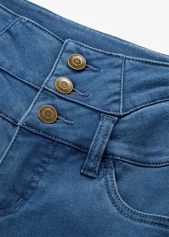 Jean Skinny taille haute, chaud et sculptant, bonprix