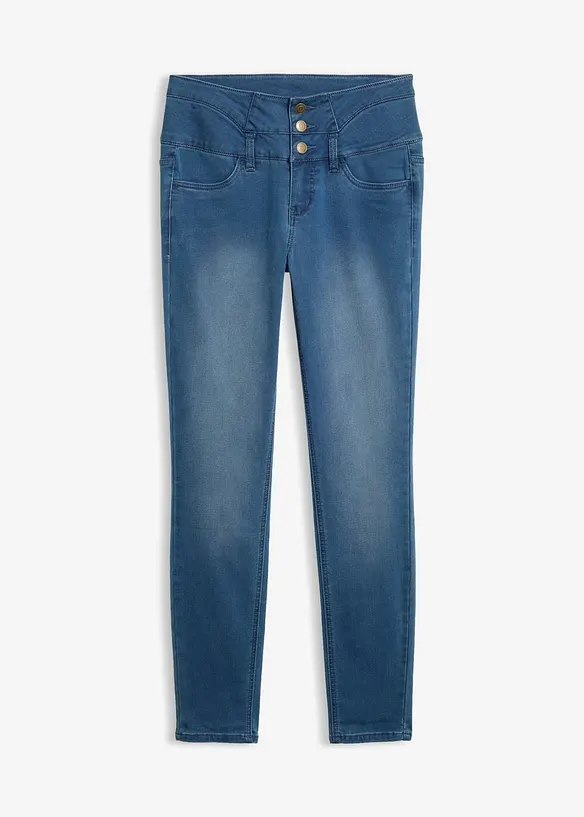 Jean Skinny taille haute, chaud et sculptant, bonprix