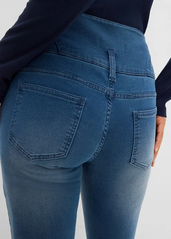 Jean Skinny taille haute, chaud et sculptant, bonprix