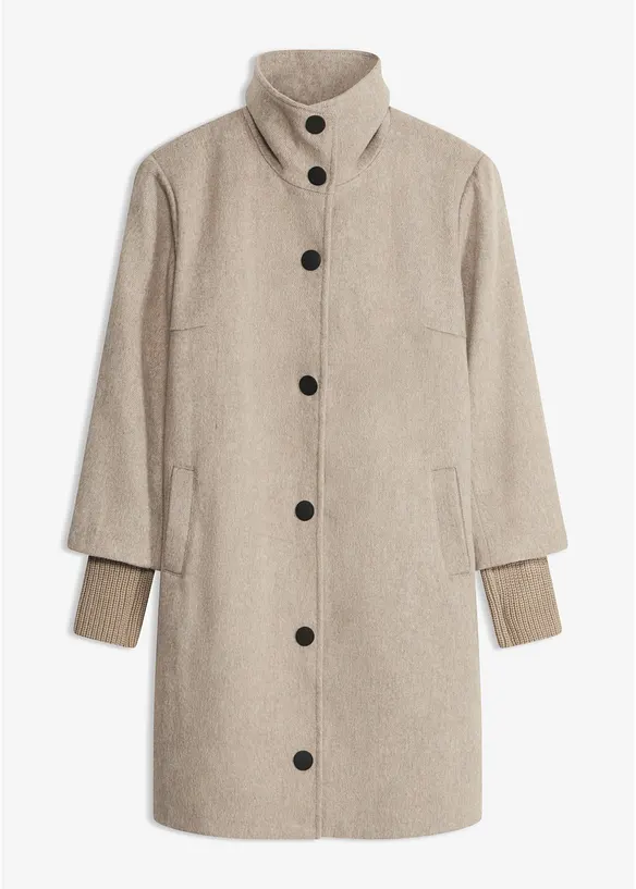 Manteau court chin&eacute;, bonprix