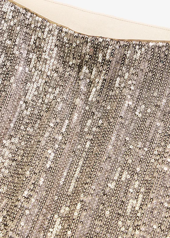 Paillettenhose mit Bequembund, bonprix