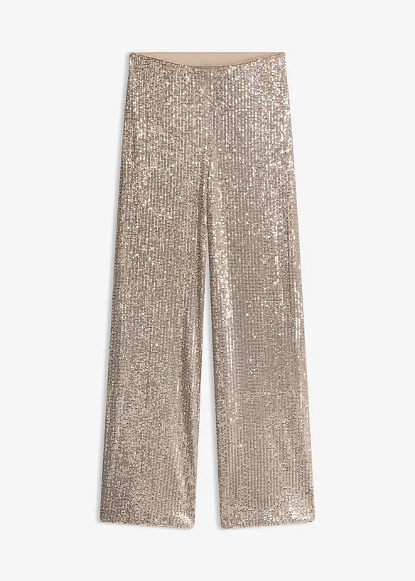 Paillettenhose mit Bequembund, bonprix