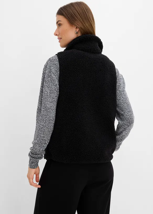 Gilet sans manches en sherpa, bonprix