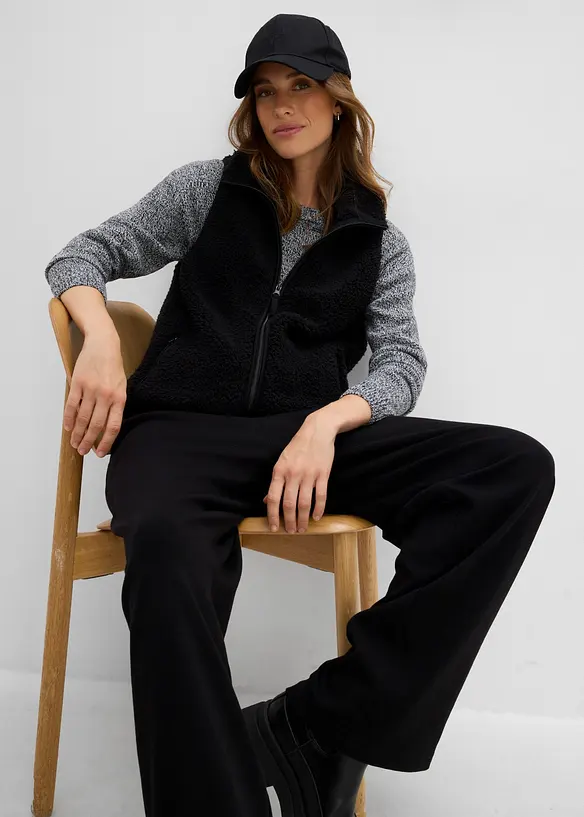 Gilet sans manches en sherpa, bonprix