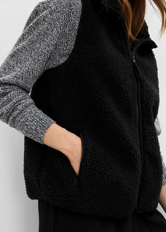 Gilet sans manches en sherpa, bonprix