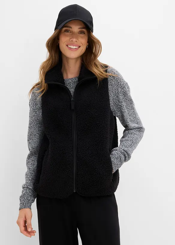 Gilet sans manches en sherpa, bonprix