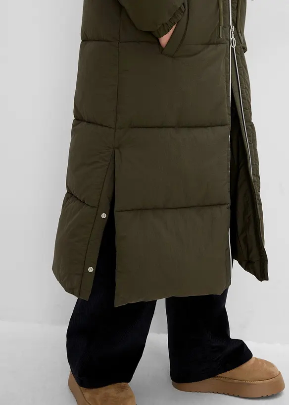 Doudoune longue et d&eacute;perlante, bonprix