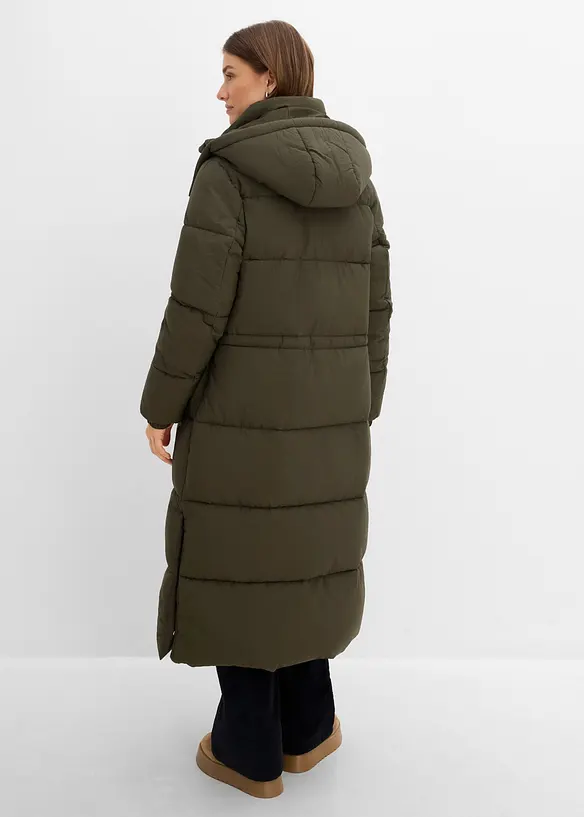 Doudoune longue et d&eacute;perlante, bonprix