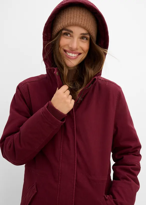 Parka longue et rembourr&eacute;e, bonprix