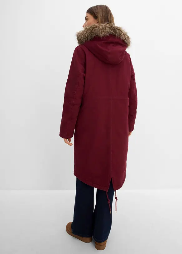Parka longue et rembourr&eacute;e, bonprix