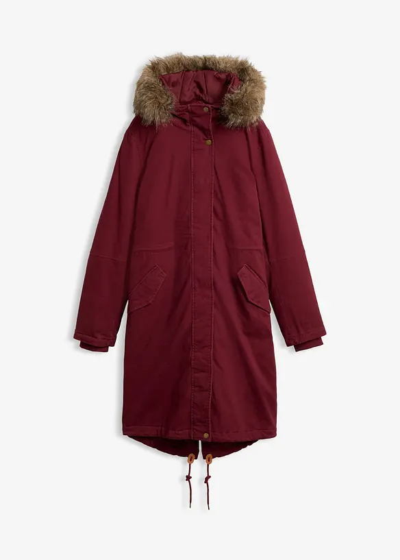 Parka longue et rembourr&eacute;e, bonprix