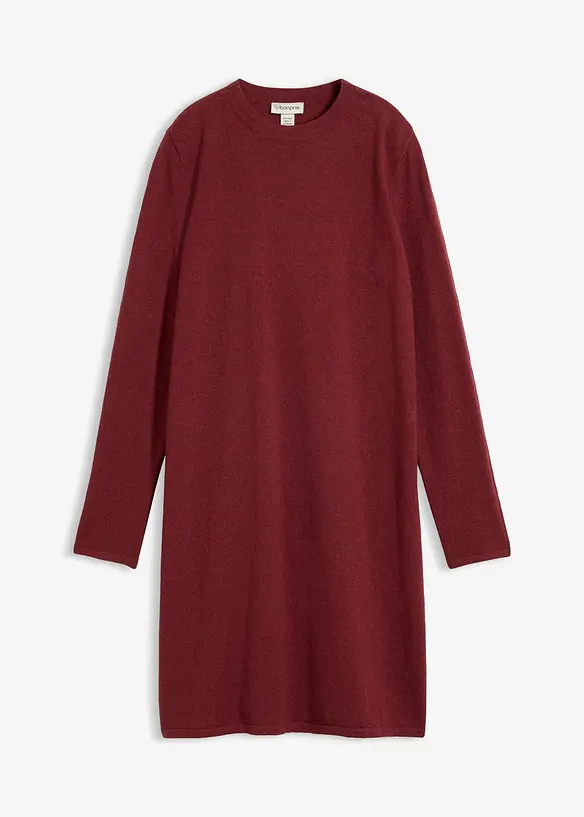Robe en maille, coupe trap&egrave;ze, bonprix