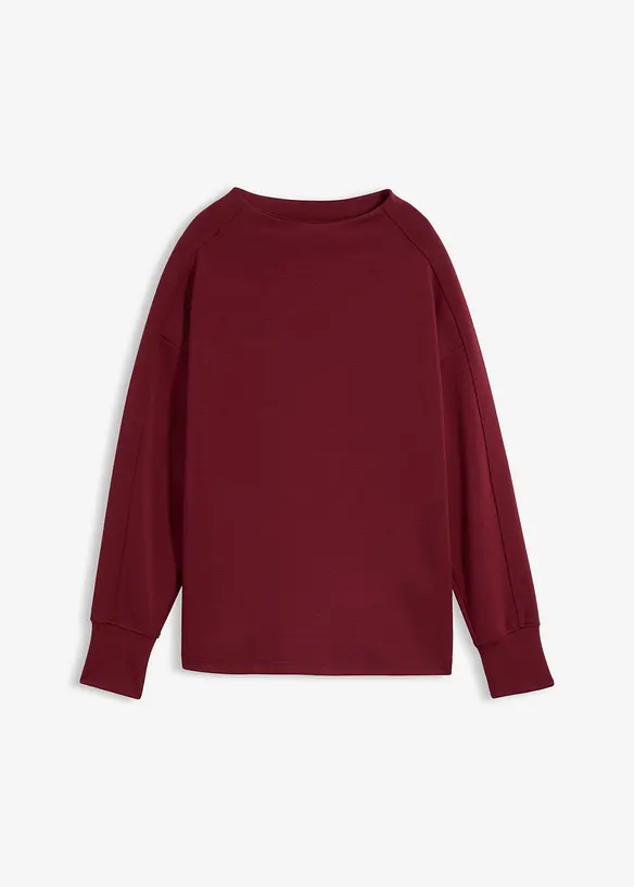 Sweat oversize en mati&egrave;re n&eacute;opr&egrave;ne douce, bonprix