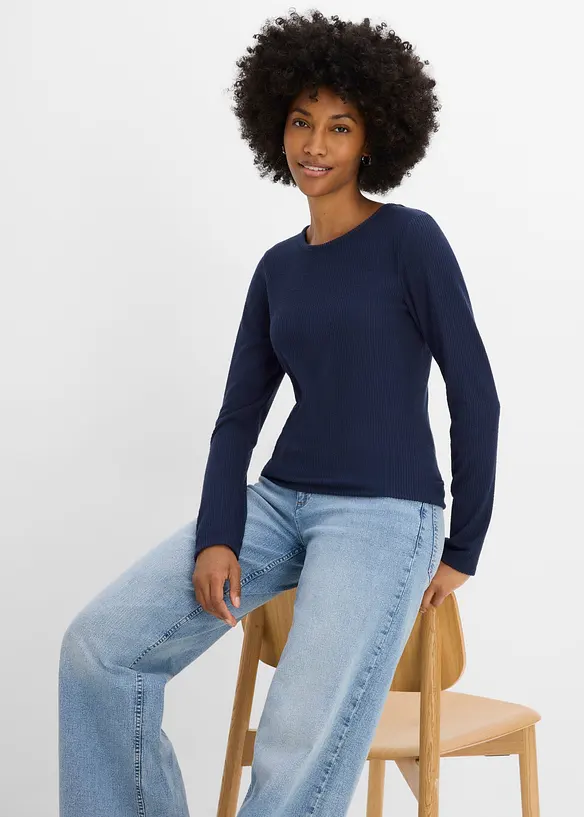 T-shirt thermique c&ocirc;tel&eacute;, bonprix