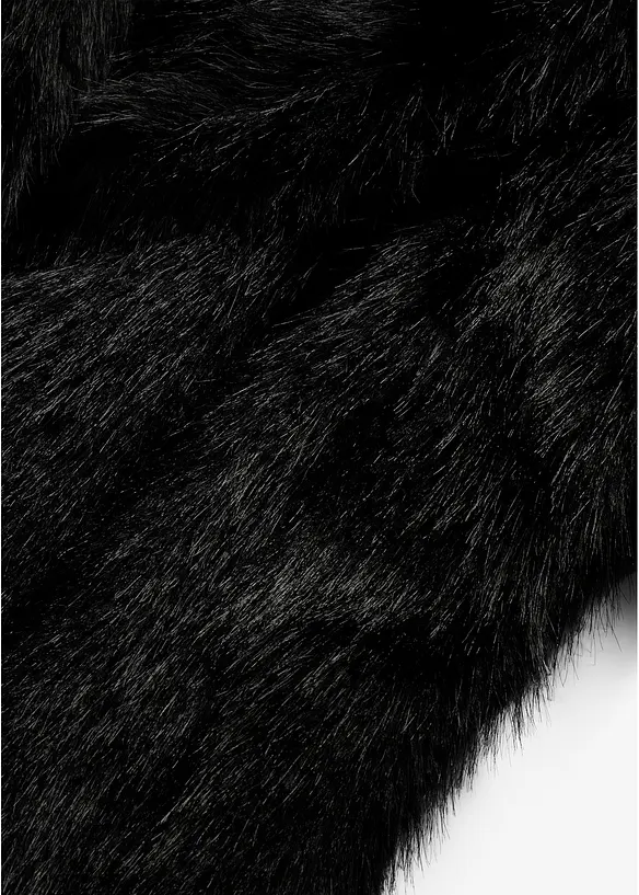 Oversized Fellimitat-Jacke, bonprix